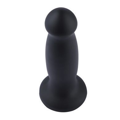 Великий анальний стимулятор для секс-машин Hismith 7.2" Black Silicone Anal Dildo чорний 18,5 см - основне фото