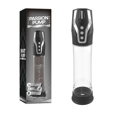 Автоматична вакуумна помпа з голосовим управлінням Men Powerup Passion Pump чорна - основне фото