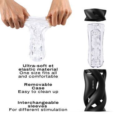 Мастурбатор Dorcel Deep Blow чорний - основне фото