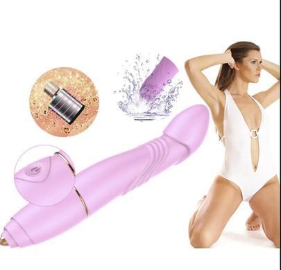 Вібратор для точки G з підігрівом Qianyue Adult Sex Toys VGV-DQ0005 бузковий 19,8 см - основне фото