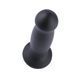 Великий анальний стимулятор для секс-машин Hismith 7.2" Black Silicone Anal Dildo чорний 18,5 см - додаткове фото