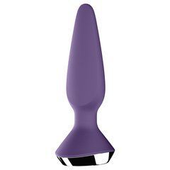 Анальна смарт-пробка Satisfyer Plug-ilicious 1 фіолетова 13,5 см - основне фото
