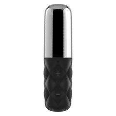 Міні-вібратор Satisfyer Sparkling Darling чорний із сріблястим 11,4 см - основне фото