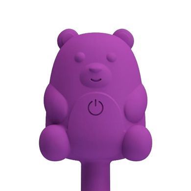 Мінівібратор Lybaile Pretty Love Cute Bear фіолетовий 13,4 см - основне фото