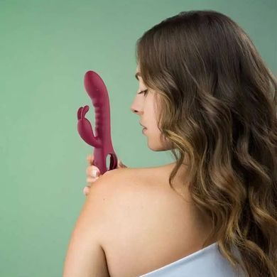 Rabbit-вібратор Dream Toys Glam Rabbit Vibe червоний 22 см - основне фото