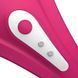 Вібратор у трусики Liebe Panty Vibe Rechargeable вишневий 10 см - додаткове фото