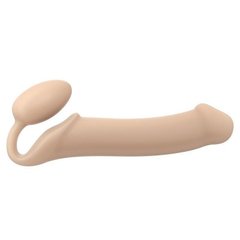 Жіночий страпон Strap-On-Me Silicone Bendable Strap-On ХL тілесний 16 см - основне фото