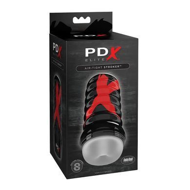 Мастурбатор із вакуумом Pipedream PDX Elite Air Tight Stroker прозорий - основне фото