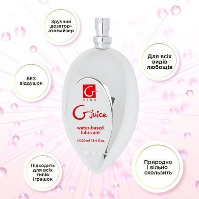 Лубрикант на водной основе Gvibe Gjuice Water-based Lubricant 100 мл - основное фото