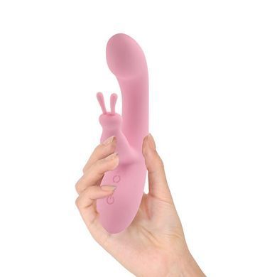 Rabbit-вібратор Chisa Novelties Aphrovibe Jumping Rabbit Vibrator рожевий 19,5 см - основне фото
