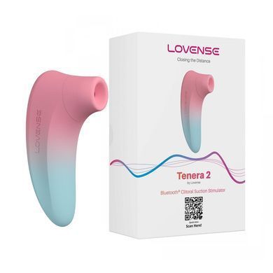 Смарт-стимулятор з вакуумом Lovense Tenera 2 різнокольоровий 11,9 см - основне фото