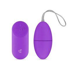 Віброяйце з дистанційним пультом Easytoys Vibrating Egg фіолетове 7 см - основне фото