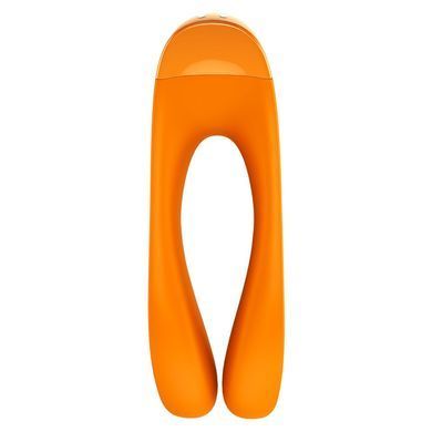 Вибратор на палец Satisfyer Candy Cane оранжевый 12 см - основное фото