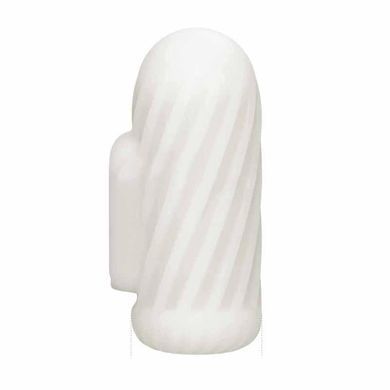 Мастурбатор-насадка з вібрацією Lovetoy Knights Ring Vibrating Dual Purpose Sleeve-Spiral білий - основне фото