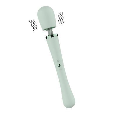 Вібратор-мікрофон Dream Toys Glam XL Wand Vibrator зелений 29 см - основне фото