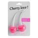 Вагинальные шарики со смещённым центром тяжести Love to Love Cherry Love розовые - дополнительное фото