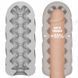 Мастурбатор-насадка з вібрацією Lovetoy Knights Ring Vibrating Dual Purpose Sleeve-Spiral білий - додаткове фото