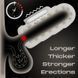 Мастурбатор-насадка з вібрацією Lovetoy Knights Ring Vibrating Dual Purpose Sleeve-Spiral білий - додаткове фото