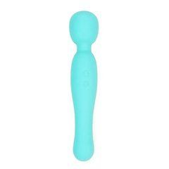 Вібратор-мікрофон Sweet Em Velvet Lure Soft Touch Wand бірюзовий 22,2 см - основне фото
