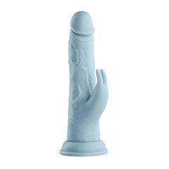 Rabbit-вибратор с ротацией на присоске Femme Funn Vortex Turbo Rabbit голубой 21 см - основное фото