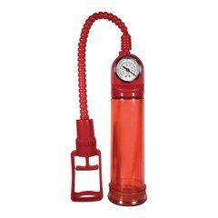 Вакуумна помпа ToyJoy Power Pump Master з манометром червона 32 см - основне фото