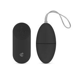 Віброяйце з дистанційним пультом Easytoys Vibrating Egg чорне 7 см - основне фото