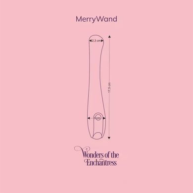 Вібратор для точки G FairyGasm MerryWand блакитний 17,5 см - основне фото