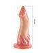 Реалістичний фалоімітатор на присосці Kong Silicone The Anaconda тілесний 23 см - додаткове фото