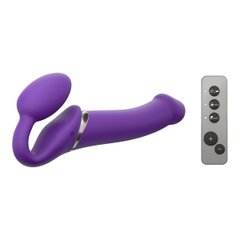 Безремінний страпон з вібрацією Strap-On-Me Vibrating L фіолетовий 15,8 см - основне фото