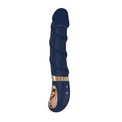 Вібратор з функцією нагріву Dream Toys Goddess Collection Belenos синій 23 см - основне фото