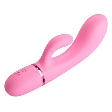 Гнучкий rabbit-вібратор Lybaile Pretty Love Marski рожевий 18 см - основне фото