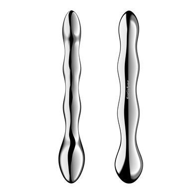 Металеве ділдо Satisfyer Cosmic Crest 2 сріблястий 20,5 см - основне фото