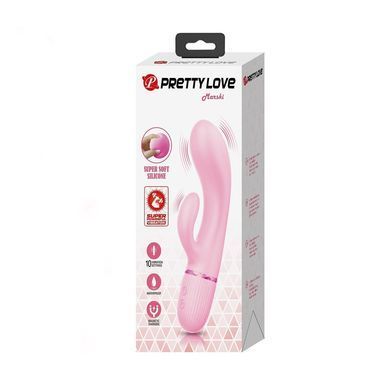 Гнучкий rabbit-вібратор Lybaile Pretty Love Marski рожевий 18 см - основне фото