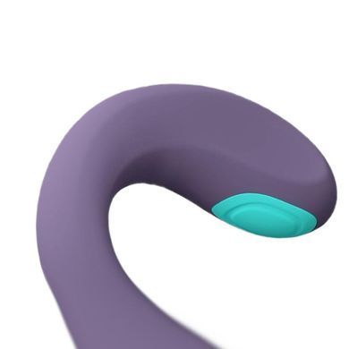 Кліторально-вагінальний звуковий стимулятор LELO Enigma Double Sonic фіолетовий 14 см - основне фото