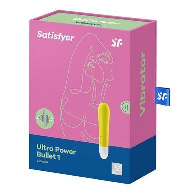 Віброкуля Satisfyer Ultra Power Bullet 1 жовта 10,5 см - основне фото