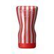 Мастурбатор Tenga Squeeze Tube Cup Strong червоний з білим - основне фото