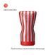 Мастурбатор Tenga Squeeze Tube Cup Strong красный с белым - дополнительное фото