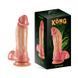 Реалістичний фалоімітатор на присосці Kong Silicone The BigFoot тілесний 21,5 см - додаткове фото