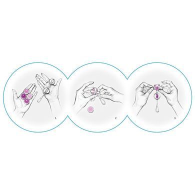 Вагінальні кульки Gvibe Geisha Balls 2 різнокольорові - основне фото