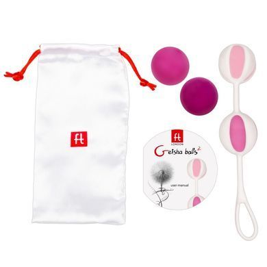 Вагінальні кульки Gvibe Geisha Balls 2 різнокольорові - основне фото