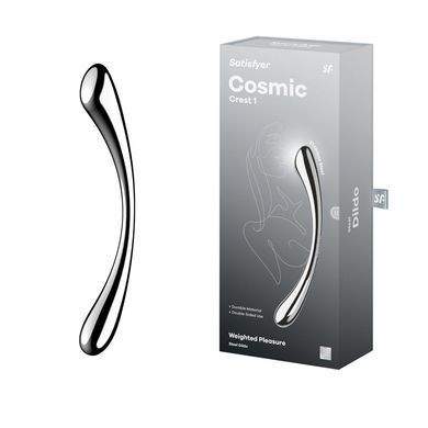 Основна фотографія Металевий ділдо Satisfyer Cosmic Crest 1 сріблястий 24 см Металевий ділдо Satisfyer Cosmic Crest 1 сріблястий 24 см - основне фото