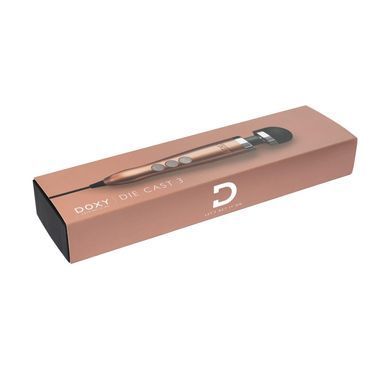 Вібратор-мікрофон Doxy Die Cast 3 рожеве золото 28 см - основне фото