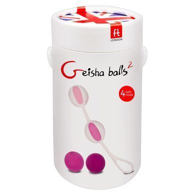 Вагінальні кульки Gvibe Geisha Balls 2 різнокольорові - основне фото