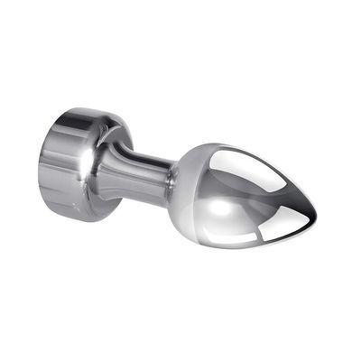 Металева анальна вібропробка Gender X Rockin Metal Plug Mini срібляста 7,8 см - основне фото
