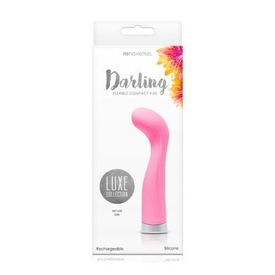 Вібратор для точки G NS Novelties Luxe Collection Darling рожевий 12 см - основне фото