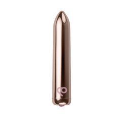 Вибропуля Rocks Off Rechargeable Bullet Vibrator розовое золото 9 см - основное фото