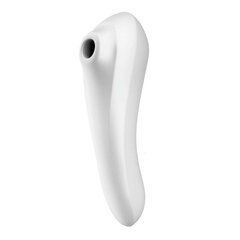 Вакуумний вібратор Satisfyer Dual Pleasure білий 18 см - основне фото