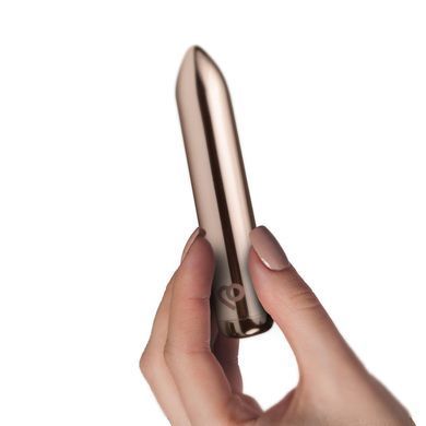 Віброкуля Rocks Off Rechargeable Bullet Vibrator рожеве золото 9 см - основне фото