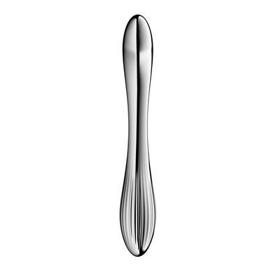 Металевий ділдо Satisfyer Pure Gravity 1 сріблястий 22 см - основне фото