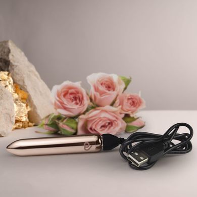 Віброкуля Rocks Off Rechargeable Bullet Vibrator рожеве золото 9 см - основне фото